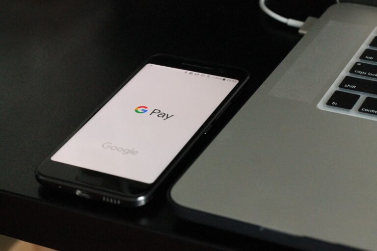 Google pay app on smartphone