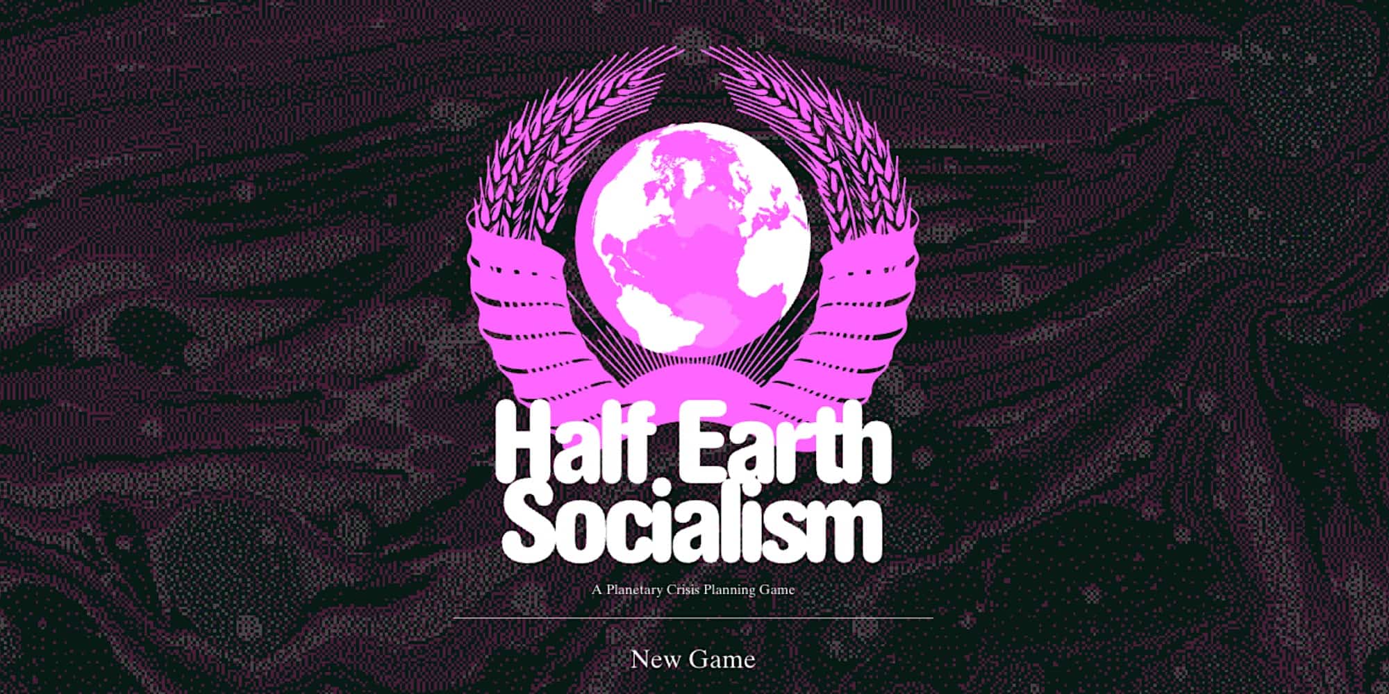 Book cover reads: 'Half-Earth Socialism'