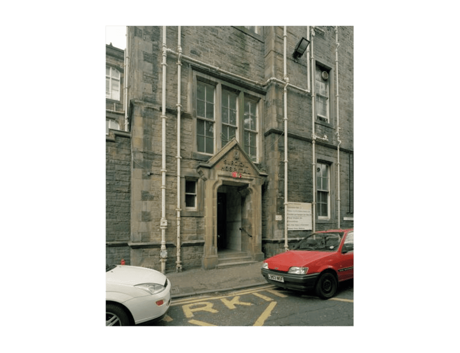 Photo of side entrance of building