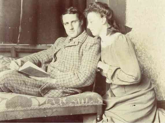 Photograph of Charles Philips Trevelyan and Molly Trevelyan.
