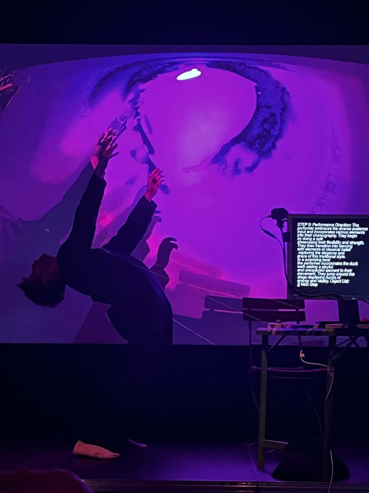 Still from Figure Infinity performance
