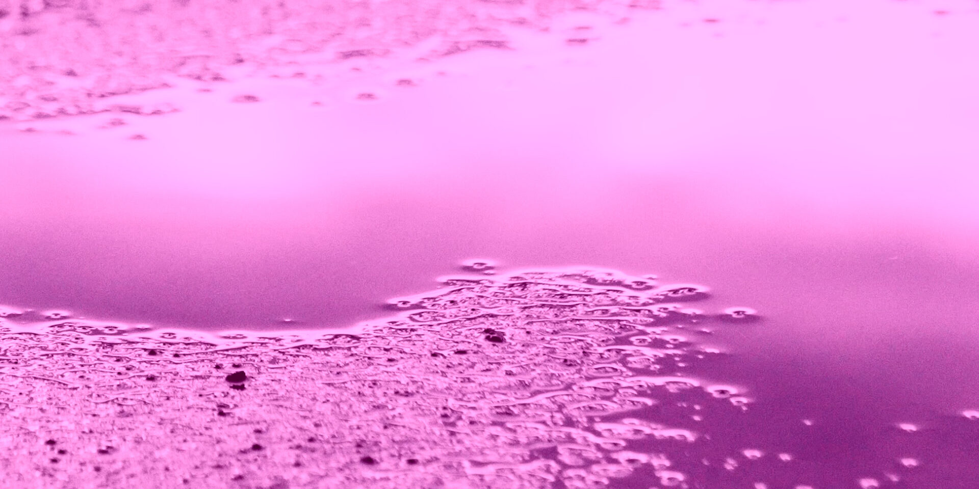 Pink water