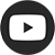 Black and white YouTube play button icon, centered on a dark rectangular background.